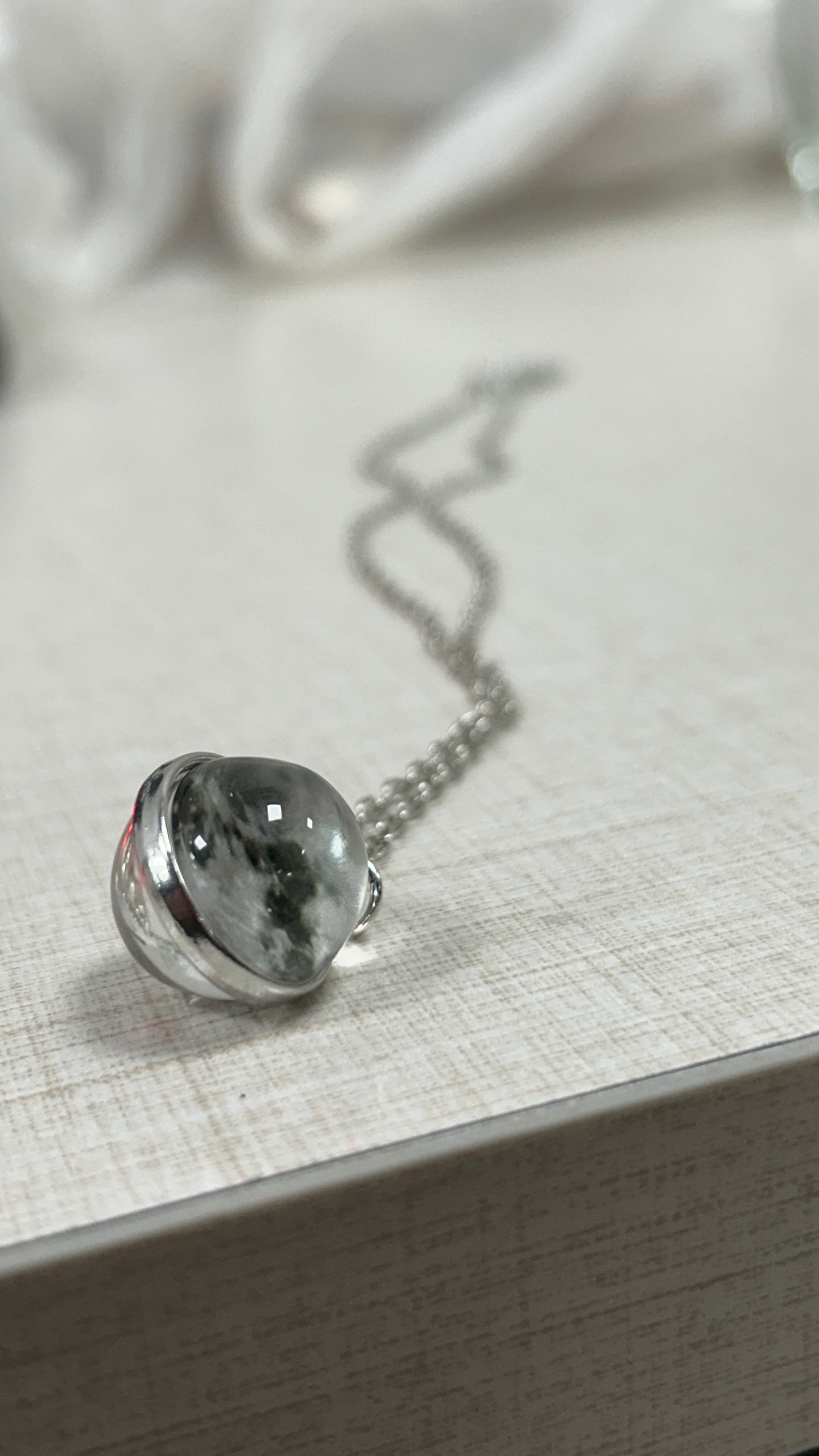 Glassball Galaxy Pendant Necklace