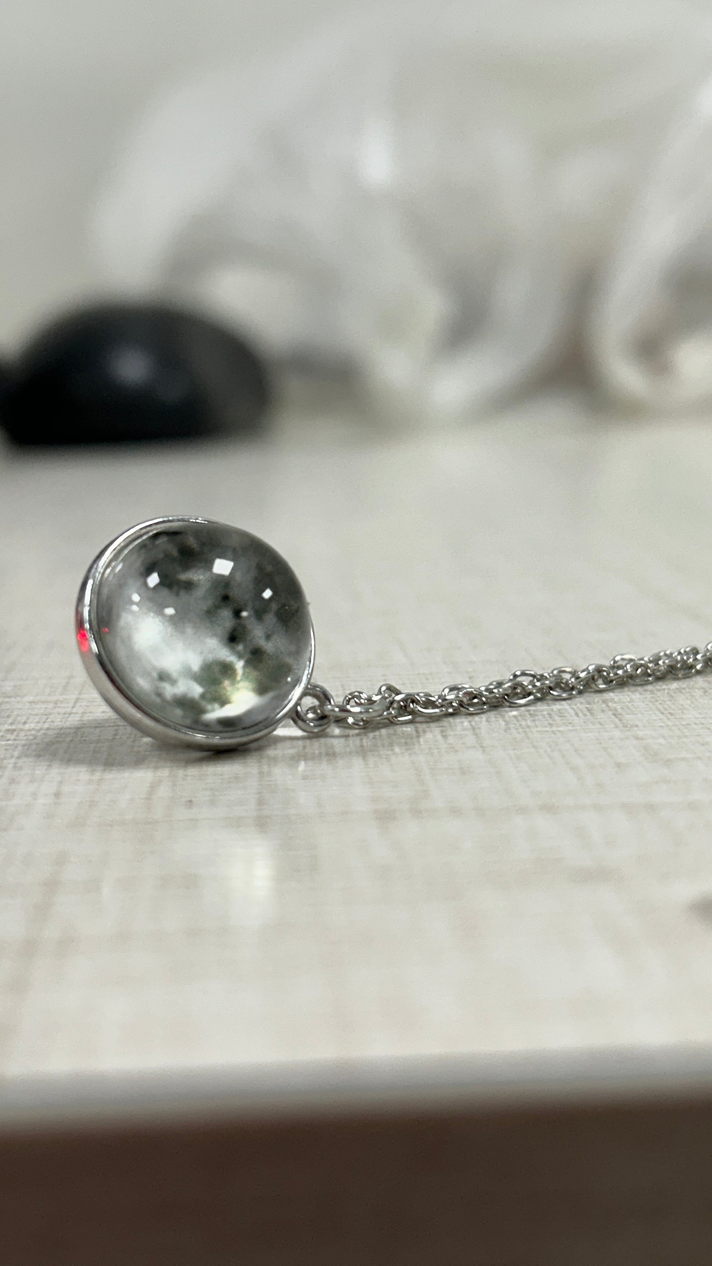 Glassball Galaxy Pendant Necklace